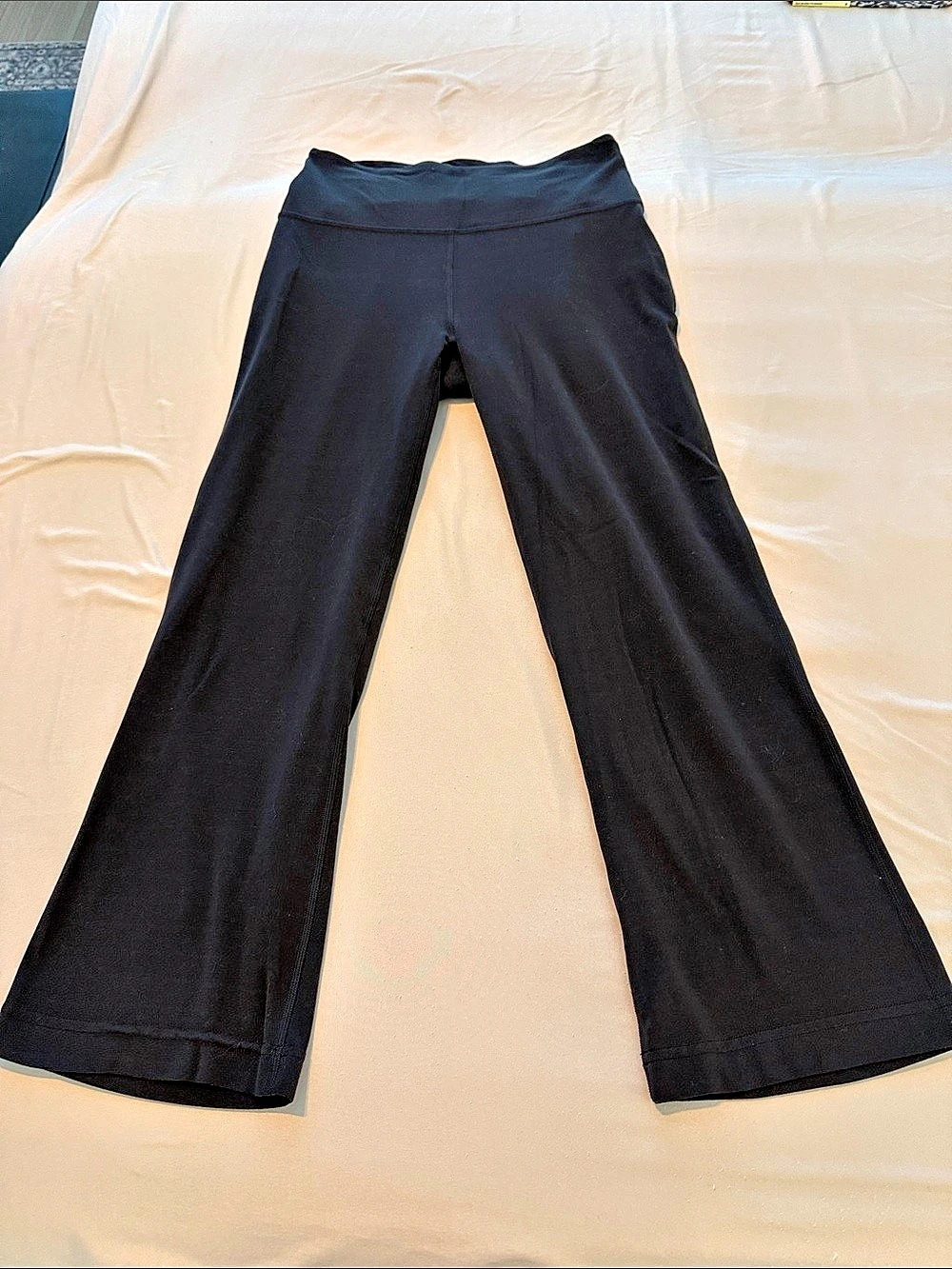 lululemon athletica Groove Super-High-Rise Crop 23" Pants Black 6